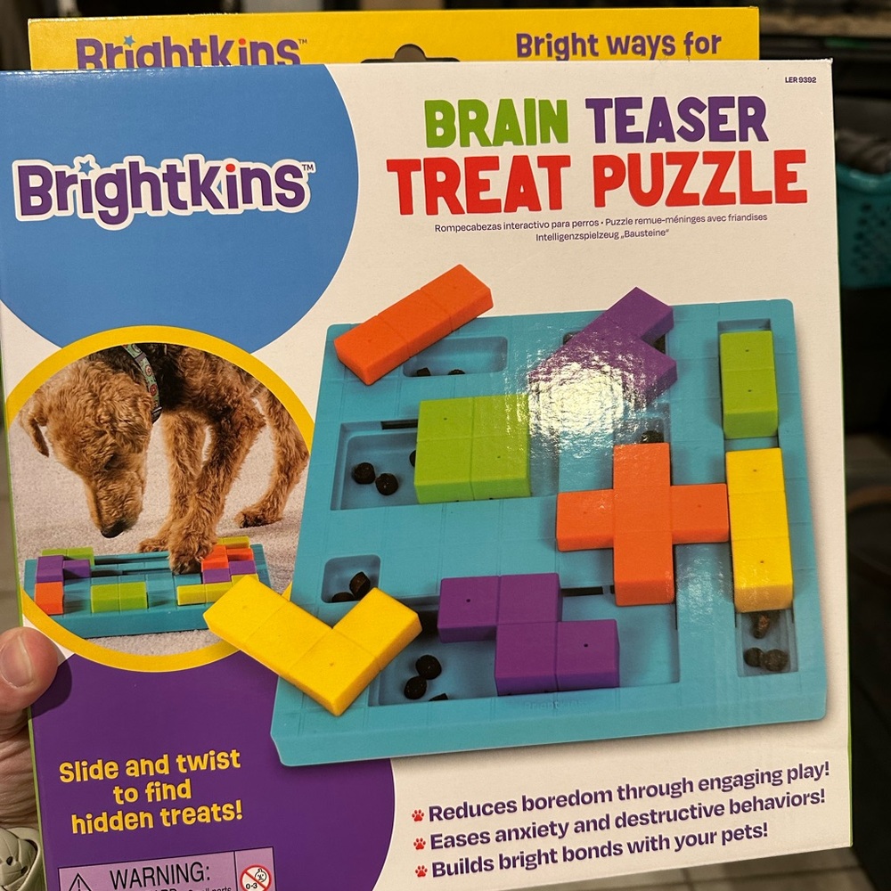 Brightkins Brain Teaser Treat Puzzle – Multicolor – New and Unopened